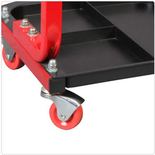 Load image into Gallery viewer, BIG RED Torin Rolling Creeper Garage/Shop Seat: Padded Mechanic Stool with Tool Tray