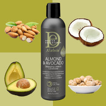 Load image into Gallery viewer, Design Essentials Natural Instant Detangling Leave-In Sulfate-Free Conditioner For Healthy, Moisturized, Luminous Frizz-Free Hair-Almond &amp; Avocado Collection - 8 Ounce