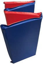 Load image into Gallery viewer, Kindermat Basic Rest Mat, 1" Thick, 45 X 19", Red/Blue, School, Home, Daycare