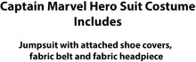 Load image into Gallery viewer, Rubie's Captain Marvel Hero Costume Suit, Large, Blue/Red, Model:700594