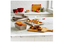 Load image into Gallery viewer, Kitchen Aid Classic 5 piece Nonstick Bakeware Set Silver Square Loaf Muffin Cake Jelly Roll Pan Dishwasher Safe KB2CNSS5