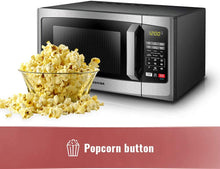 Load image into Gallery viewer, Toshiba Microwave Oven with Sound On/Off ECO Mode and LED Lighting, 0.9 Cu. ft/900W