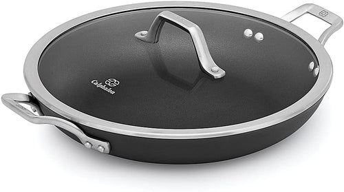 Calphalon 1948251 Signature Hard Anodized Nonstick Covered Sauce Pan, 1 quart, Black