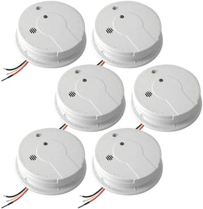 Kidde i12040 120v Ac/dc Smoke Alarm w/ Battery Back up Lot of 6 by KIDDE