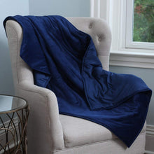 Load image into Gallery viewer, Tranquility. Kids Weighted Blanket ● Blue ● 6 lbs