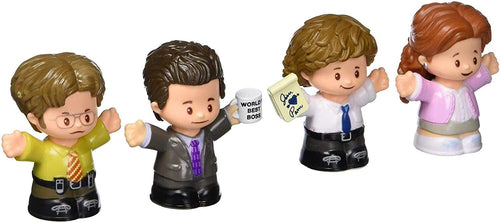 Fisher-Price Little People Collector the Office Figure Set, 4 Character Figures from the American TV Show in a Giftable Package