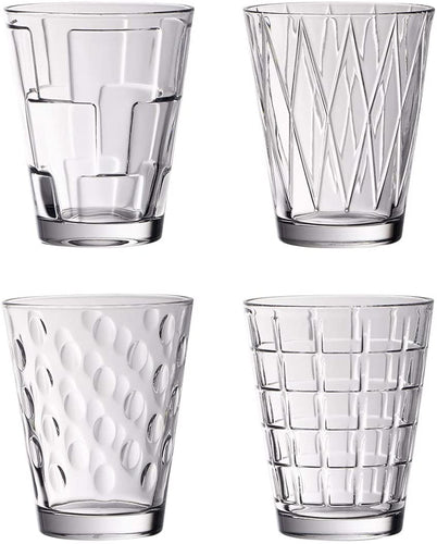 Dressed Up Tumbler Set of 4 by Villeroy & Boch