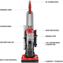 Load image into Gallery viewer, Dirt Devil Endura Reach Upright Bagless Vacuum Cleaner for Carpet and Hard Floor