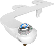 Load image into Gallery viewer, BioBidet Fresh Water Spray Non-Electric Mechanical Bidet Toilet Seat Attachment Posterior and Feminine Wash, UPC Certified Check Valve, Brass Inlet, White, DIY Easy Install, Self Cleaning