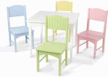 Load image into Gallery viewer, KidKraft Nantucket Table &amp; 4 Chair Set - Pastel