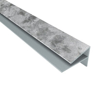 Load image into Gallery viewer, Fasade - 4 ft Decorative Vinyl Large Profile Inside Corner Trim Argent Silver