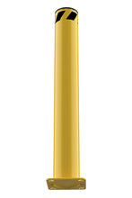 Load image into Gallery viewer, Vestil BOL-42-5.5 Yellow Powder Coat Pipe Safety Bollard, Steel, 5-1/2" OD, 42" Height