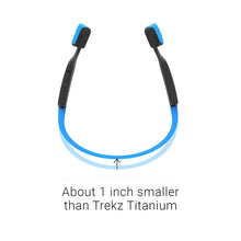 Load image into Gallery viewer, Aftershokz Trekz Titanium Mini Wireless Bone Conduction Bluetooth Headphones, Shorter Headband Size for Smaller Fit, Open-Ear Design, Pink, AS600MPK