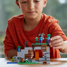 Load image into Gallery viewer, LEGO Minecraft The Zombie Cave 21141 Building Kit with Popular Minecraft Characters Steve and Zombie Figure, separate TNT Toy, Coal and more for Creative Play (241 Pieces)