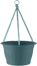 Load image into Gallery viewer, Bloem (CLNHB12-54 Colonnade Wood Resin Hanging Basket 12&quot; Forest Green