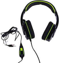 Load image into Gallery viewer, SADES SA708 3.5mm Stereo Gaming Headset Headset with Microphone (Green)