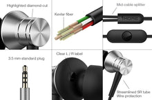 Load image into Gallery viewer, 1MORE E1009-SV Piston Fit in-Ear Earphones Fashion Durable Headphones with 4 Color Options, Noise Isolation, Pure Sound, Phone Control with Mic for Smartphones/PC/Tablet, Silver