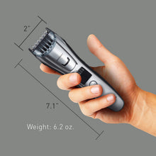 Load image into Gallery viewer, Panasonic Body and Beard Trimmer for Men ER-GB80-S, Cordless/Corded Hair Clipper, 3 Comb Attachments and 39 Adjustable Trim Settings, Washable