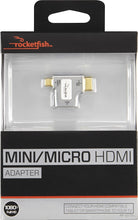 Load image into Gallery viewer, Rocketfish HDMI-to-Micro-/Mini-HDMI Adapter (RF-G1175) Silver/Gold - New