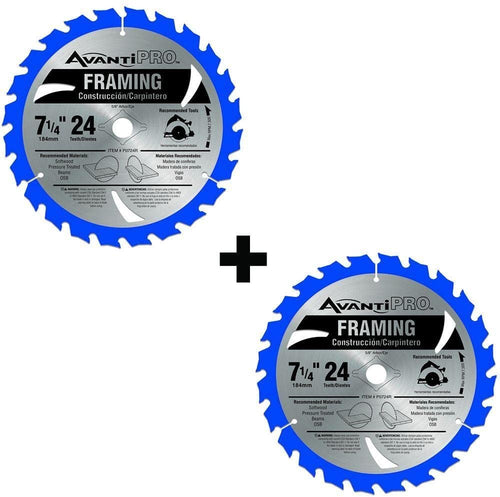 Avanti Pro 7-1/4 in. x 24 Tooth Framing Circular Saw Blade