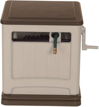 Load image into Gallery viewer, Suncast 225 ft. Swivel Hideaway Hose Reel with Hose Guide and Crank Handle, Mocha/Taupe