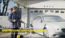 Load image into Gallery viewer, Stanley SHP2150 Electric Pressure Washer with Spray Gun, Quick Connect Nozzles Foam Cannon, 25' Hose, Max PSI 2150, 1.4 GPM