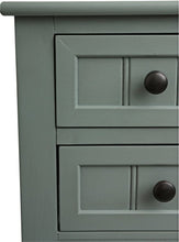 Load image into Gallery viewer, Watson Antique Iced Blue 3-Drawer Accent Table