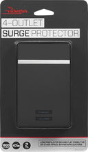 Load image into Gallery viewer, Rocketfish - 4-Outlet/2-USB Wall Tap Surge Protector - Black