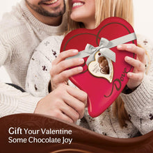 Load image into Gallery viewer, DOVE Valentine&#39;s Day Caramel Milk Chocolate Truffles Heart Gift Box 9.82-Ounce Tin 24 Pieces