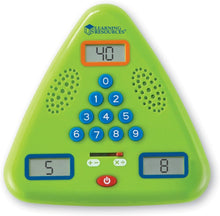 Load image into Gallery viewer, Learning Resources Minute Math Electronic Flash Card, Homeschool, Early Algebra Skills, 3 Difficulty Levels, Ages 6+
