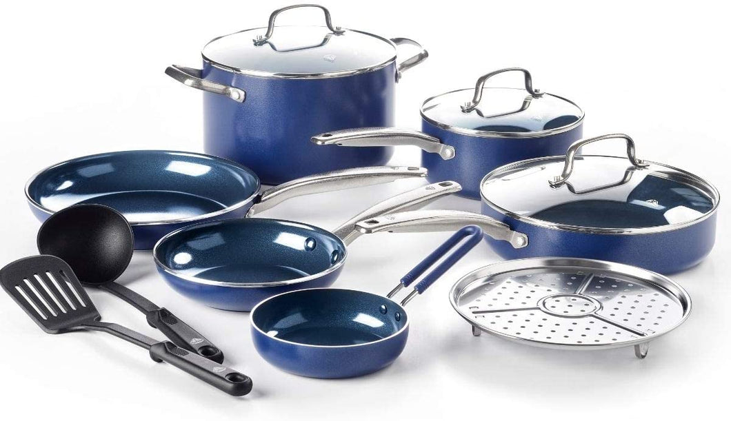 Blue Diamond Cookware Set, 12-Piece