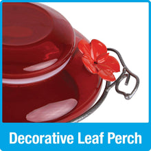 Load image into Gallery viewer, Nature's Way Bird Products MHF4 Garden Top Fill Hummingbird Feeder, 16 oz Capacity, Red