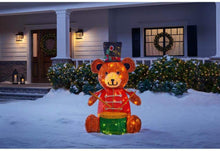 Load image into Gallery viewer, Home Accents Holiday 3 ft Yuletide Lane LED Teddy Bear