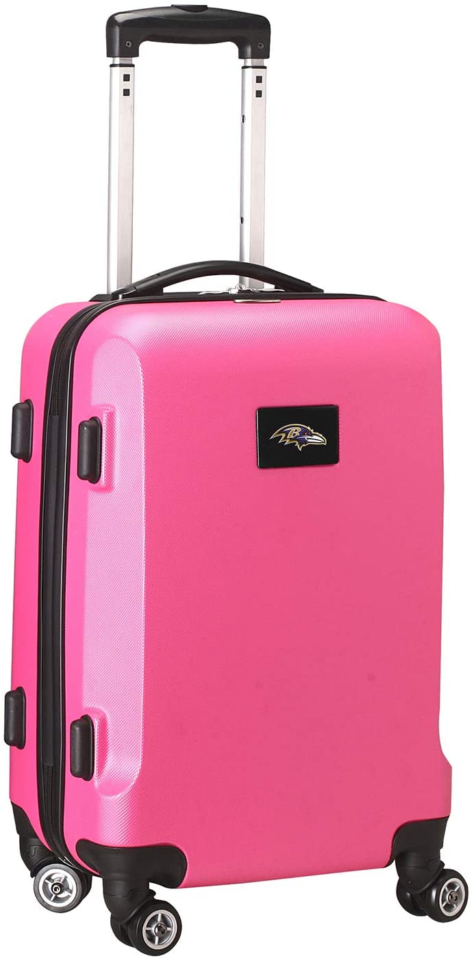 Denco NFL Arizona Cardinals Carry-On Hardcase Spinner, Pink