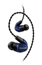 Load image into Gallery viewer, Pioneer Hi-Res in-Ear Ergonomic Tangle Resistant Headphones, Blue SE-CH5T(L)