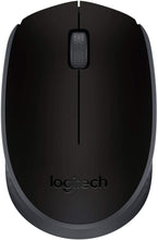 Load image into Gallery viewer, Logitech M170 2. 4GHz Wireless 3-Button Optical Scroll Mouse W/Nano USB Receiver (Black)