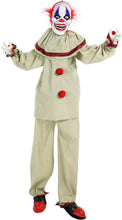 Load image into Gallery viewer, Haunted Hill Farm HHCLOWN-4FLSA Life-Size Animatronic Clown, Indoor/Outdoor Halloween Decoration, Multi