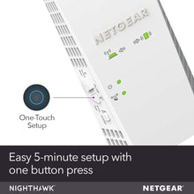 Load image into Gallery viewer, NETGEAR WiFi Mesh Range Extender Coverage up to 2500 sq.ft. and 50 Devices with Tri-Band Wireless Signal Booster &amp; Repeater (up to 3000Mbps Speed), Plus Mesh Smart Roaming
