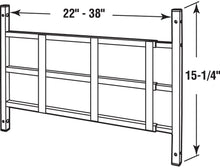 Load image into Gallery viewer, Segal S 4748 Fixed Adjustable Child Safety Window Guard Prevents Accidental Falls, Tamper Resistant Screws Included, Non-Egress, – 15-3/4” to 22” W x 15-1/4" H
