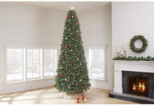 Load image into Gallery viewer, Home Accents Holiday 12 ft. Westwood White Fir LED Pre-Lit Artificial Christmas Tree with 1200 Warm White Micro Dot Lights
