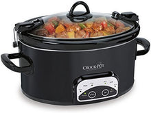 Load image into Gallery viewer, Crock-Pot Programmable 6 Quart Slow Cooker - Black
