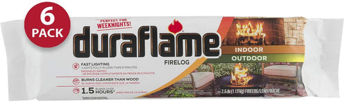 duraflame 2.5lb 1.5-hr Firelog, 6 pack
