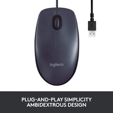 Load image into Gallery viewer, Logitech USB Optical USB Mouse 910-001439