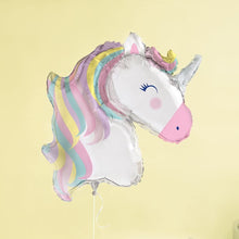 Load image into Gallery viewer, Unique Industries 56709 18" Foil 42" Giant Packages - Unicorn Balloon