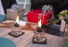 Load image into Gallery viewer, TIKI Brand Mixed Material Votive Tabletorch 3-pk