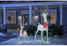 Load image into Gallery viewer, Home Accents Holiday 4.5 ft Polar Wishes LED Deer with Bow