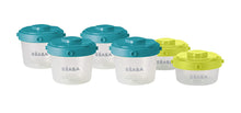 Load image into Gallery viewer, BEABA Clip Containers, Set of 6, 2oz &amp; 4 oz for Snacks and Baby Food