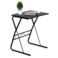 Load image into Gallery viewer, Furinno FC1070EX Besi Metal Frame Writing Desk, Espresso