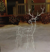 Load image into Gallery viewer, Home Accents Holiday 52 in. 120-Light LED White Wire Reindeer