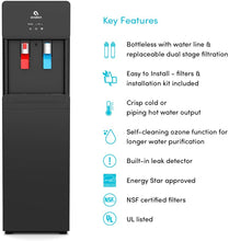 Load image into Gallery viewer, Avalon Countertop Self Cleaning Bottleless Water Cooler Water Dispenser